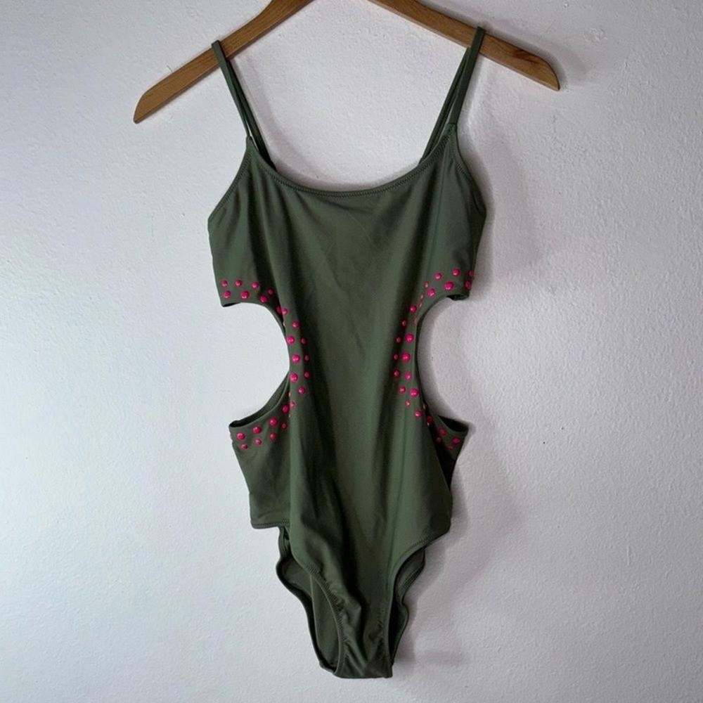 Aerie Green One Piece Swimsuit